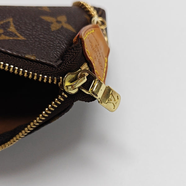 ACCESSOIRES Mini Monogram Coated Canvas Brown