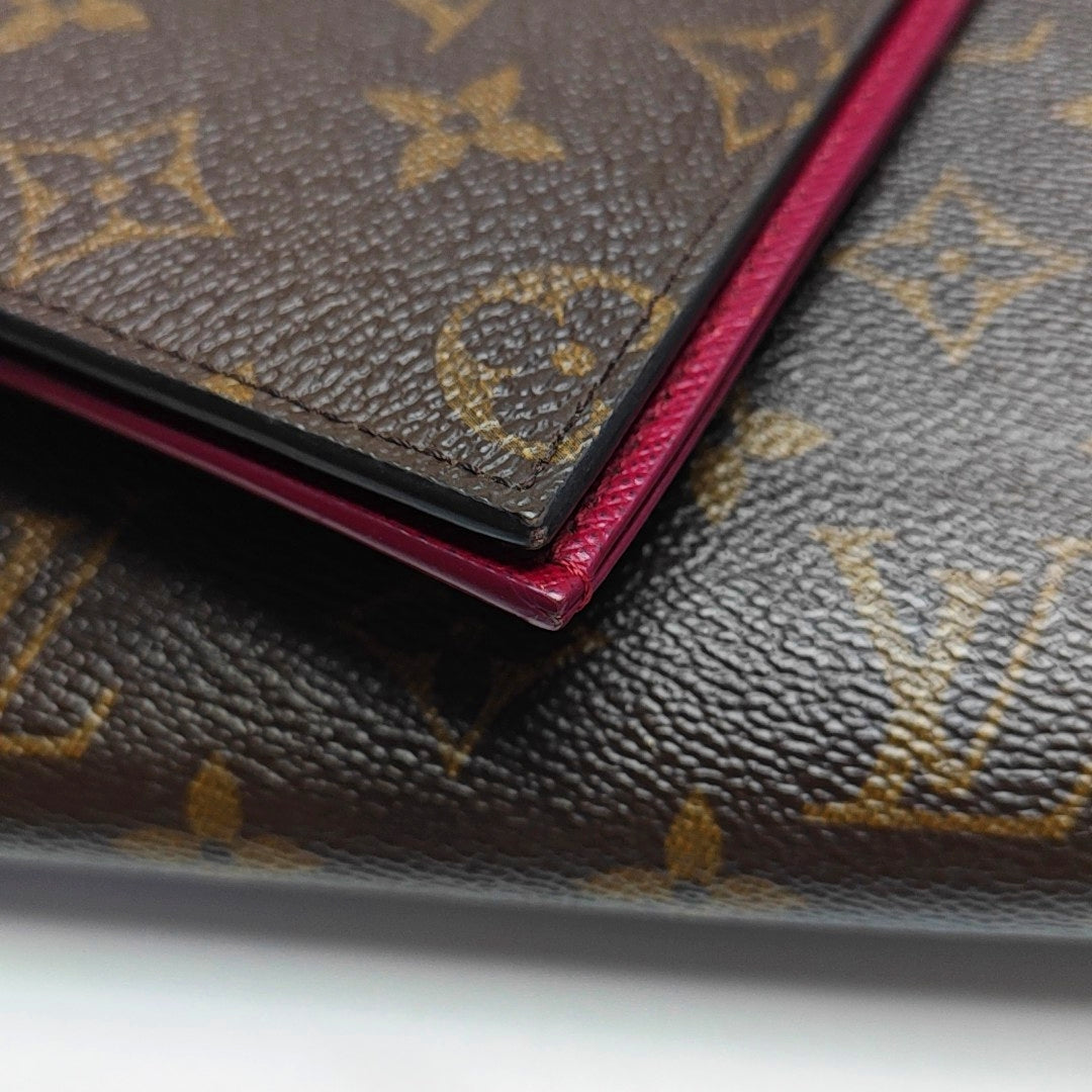 FÉLICIE Monogram Coated Canvas Brown