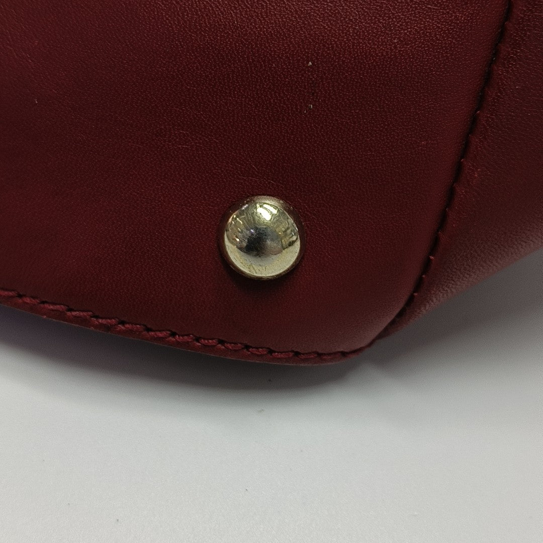 Calfskin Tote Bag Red