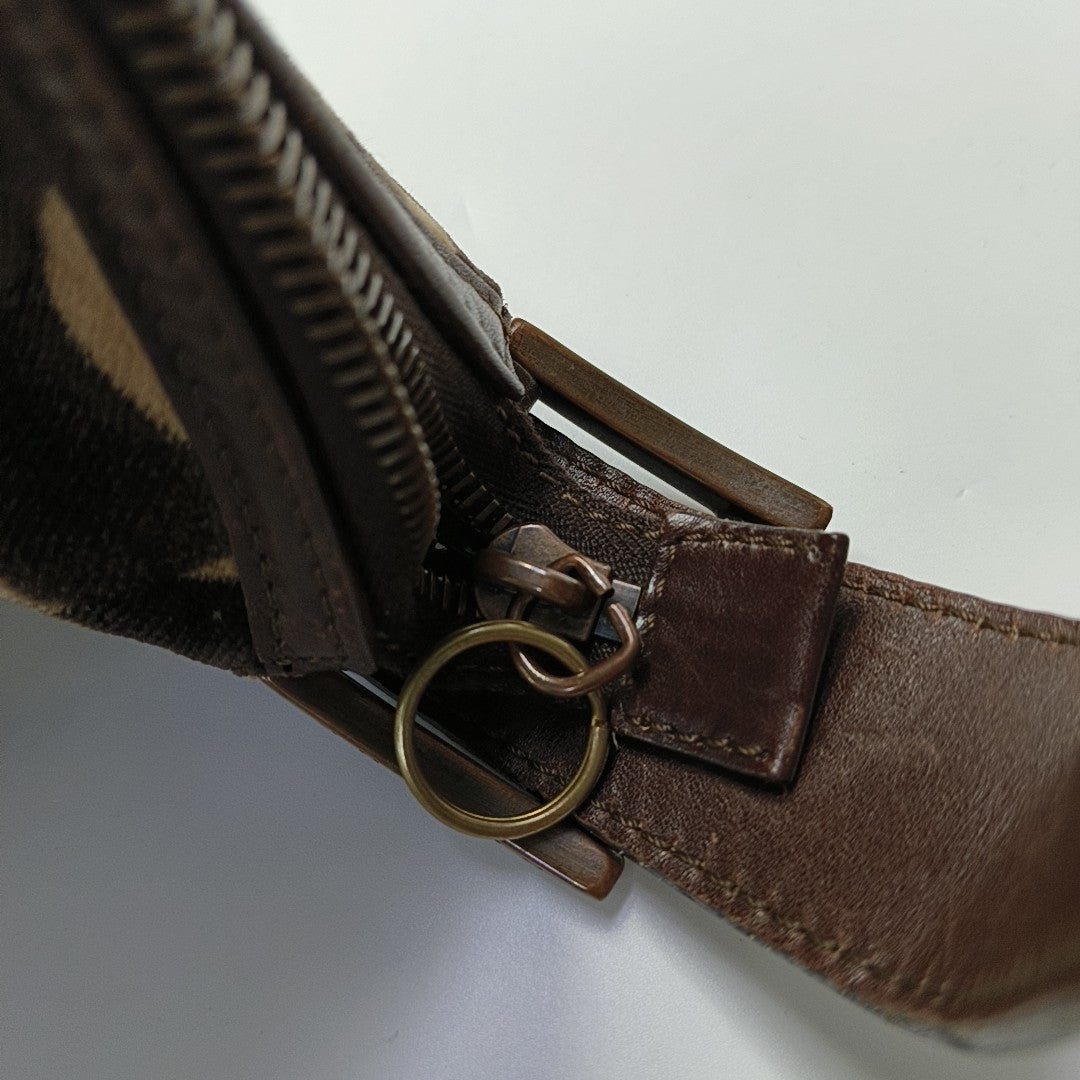 Fabric Shoulder Bag Multicolor
