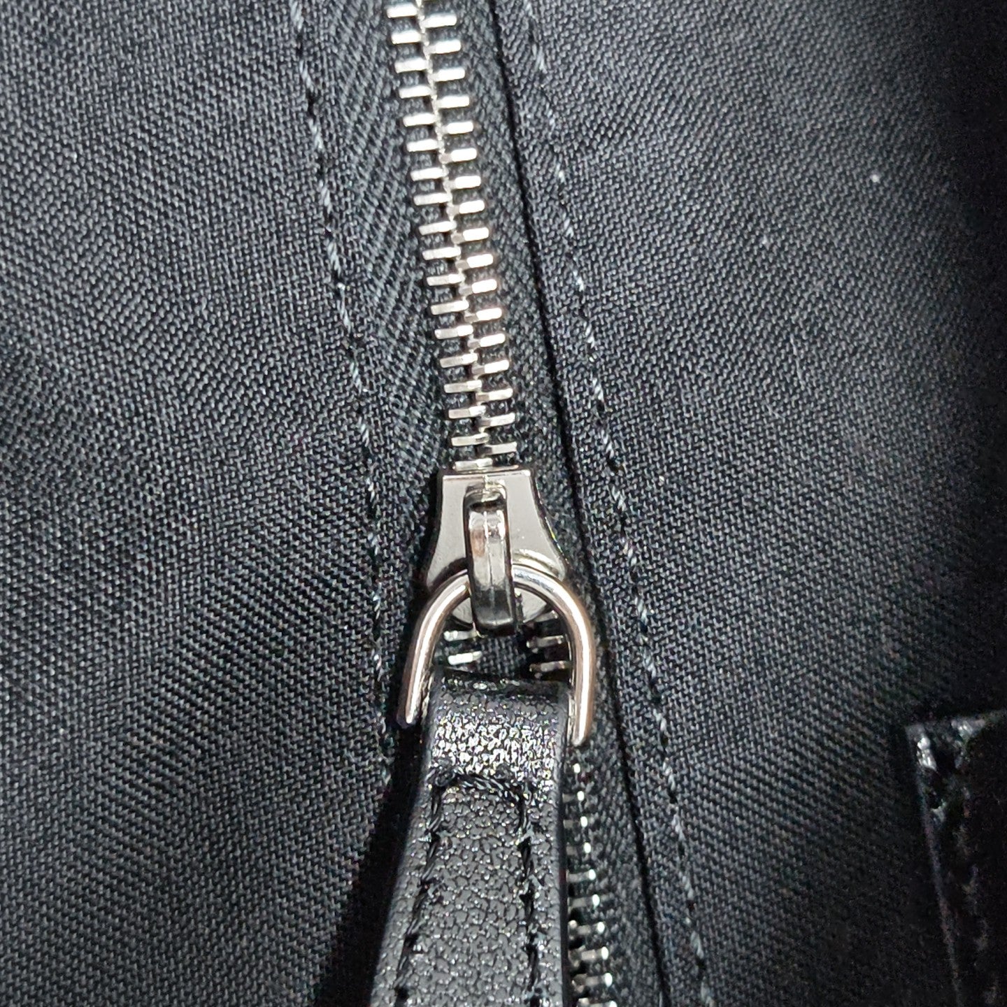 FENDI Strike Medium Canvas Black