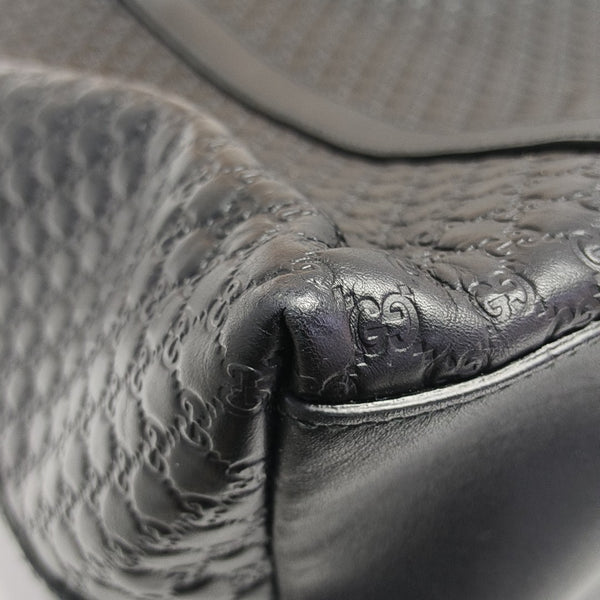 Microguccissima Monogram Calfskin Black