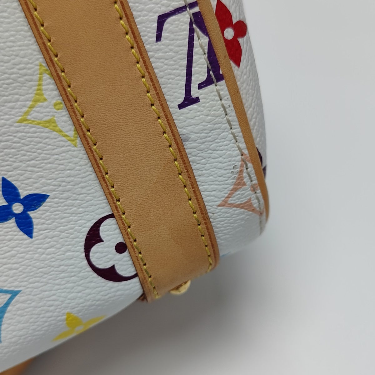 LV × TM PRISCILLA Monogram Coated Canvas White