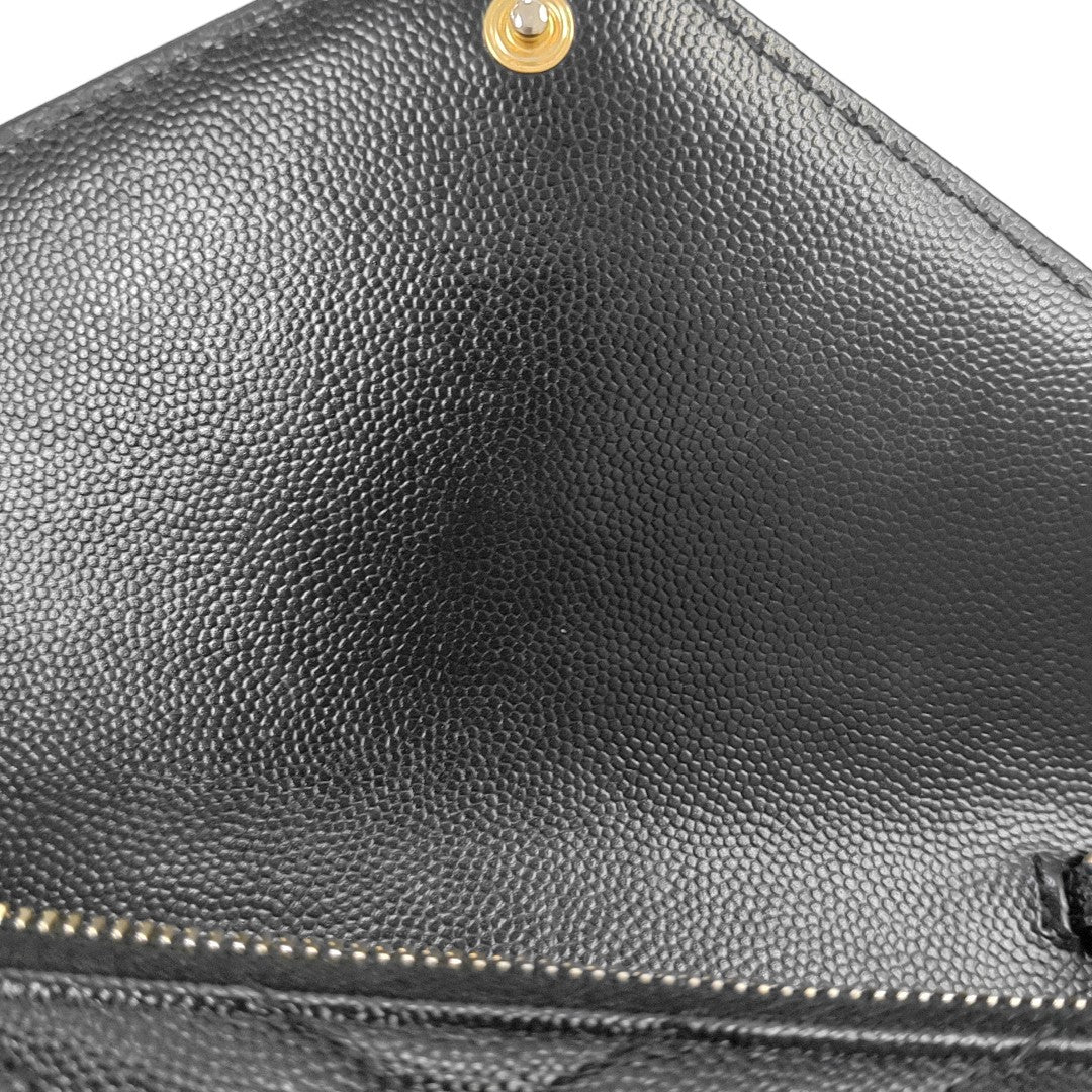MONOGRAM WOC Chevron Calfskin Black