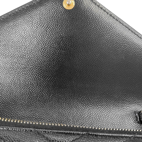MONOGRAM WOC Chevron Calfskin Black