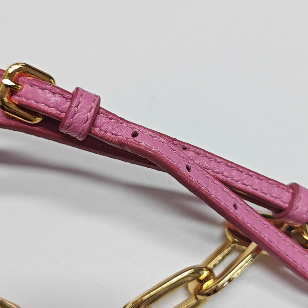 Fabric Shoulder Bag Pink