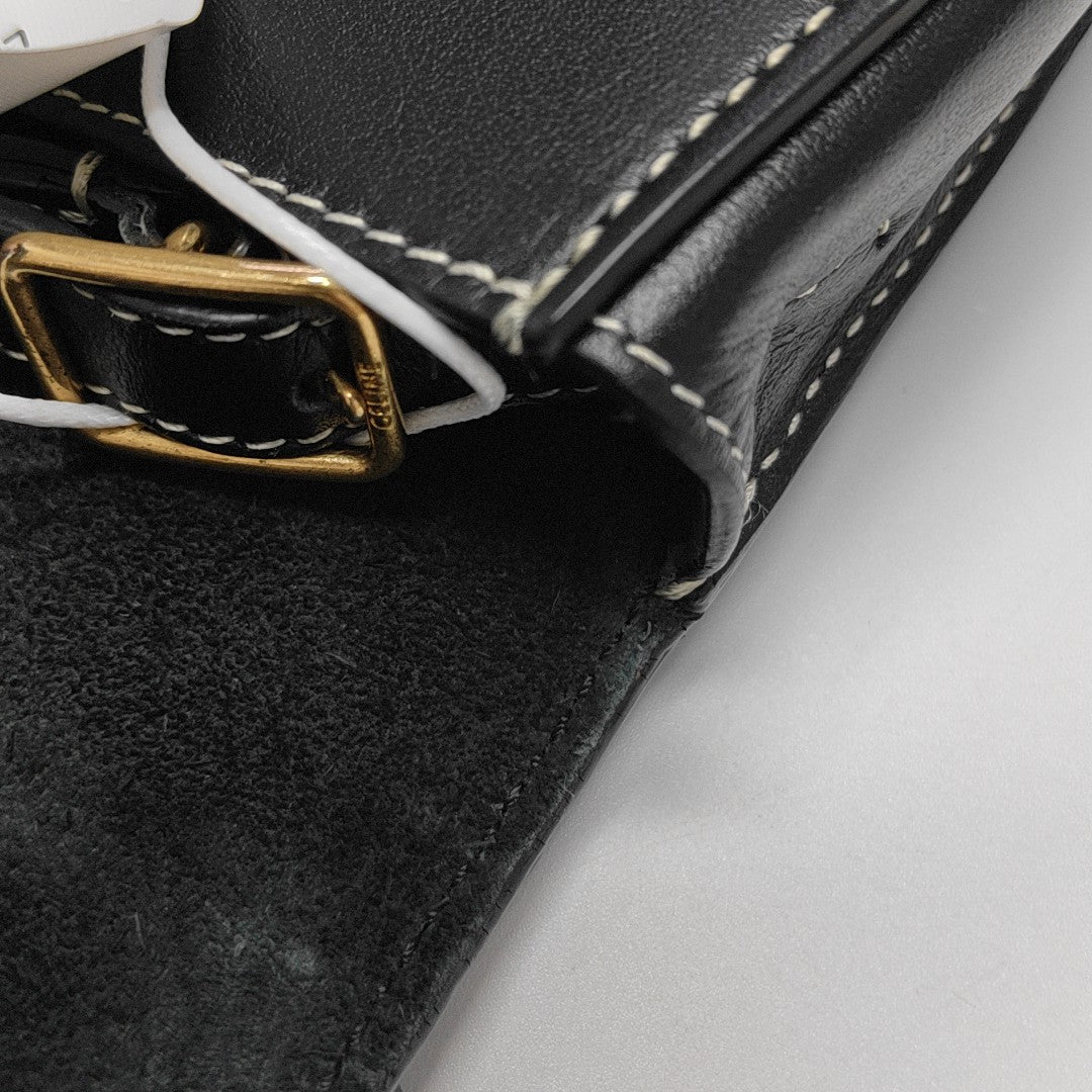 SYMMETRICAL Calfskin Black