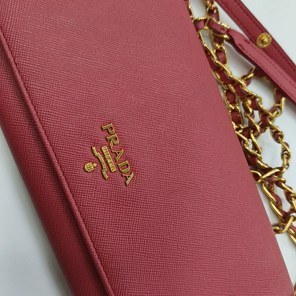 Calfskin Shoulder Bag Pink