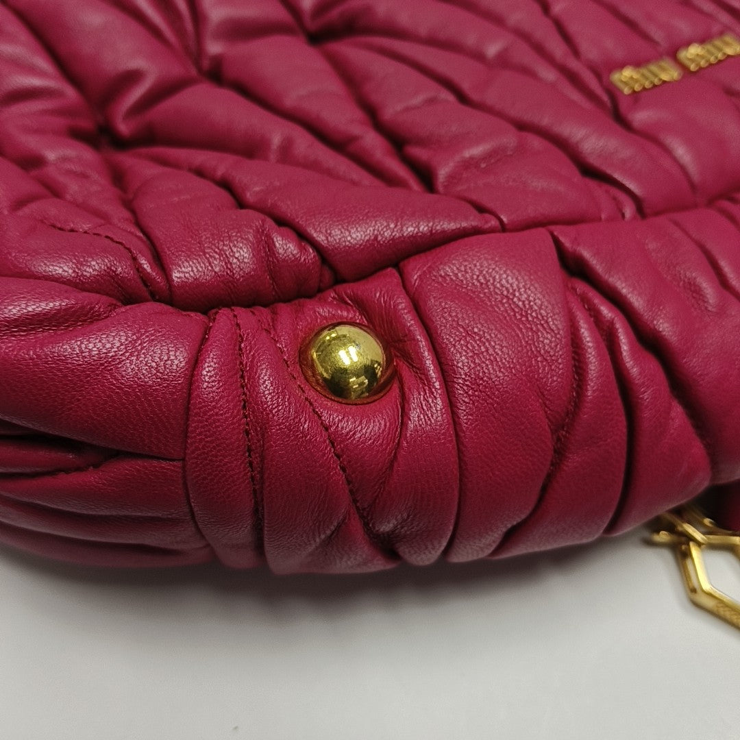 Quilted Lambskin Red