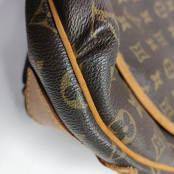 TULUM GM Monogram Coated Canvas Brown