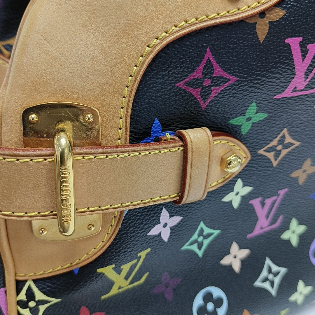 LV × TM CLAUDIA Monogram Coated Canvas Black