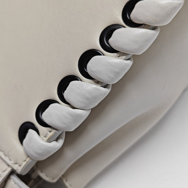Peekaboo Mini Calfskin White