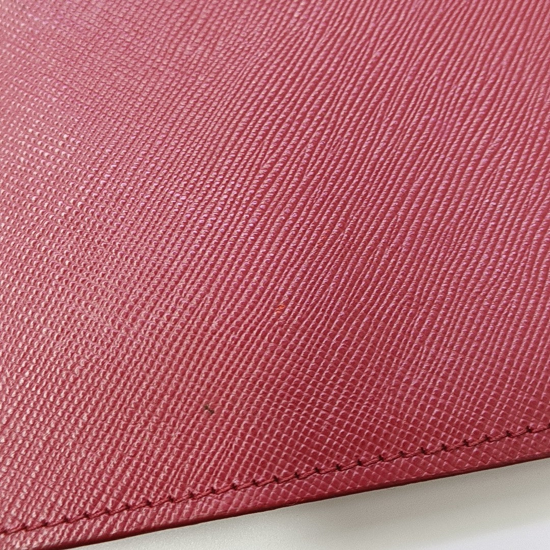 Calfskin Wallet Red