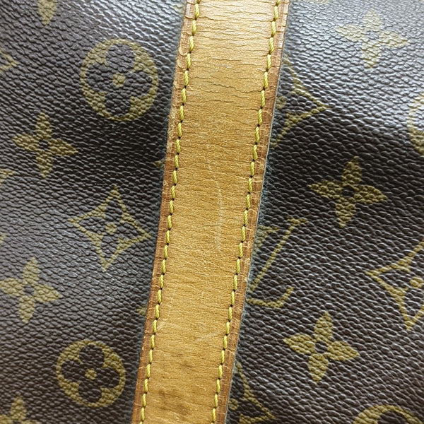 SAC SOUPLE 55 Monogram Coated Canvas Brown