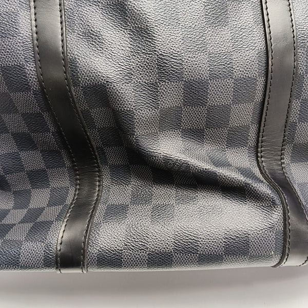 TADAO MM Damier Graphite Coated Canvas Gray