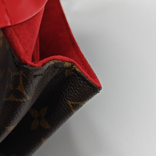 SAINT MICHEL Monogram Coated Canvas Brown