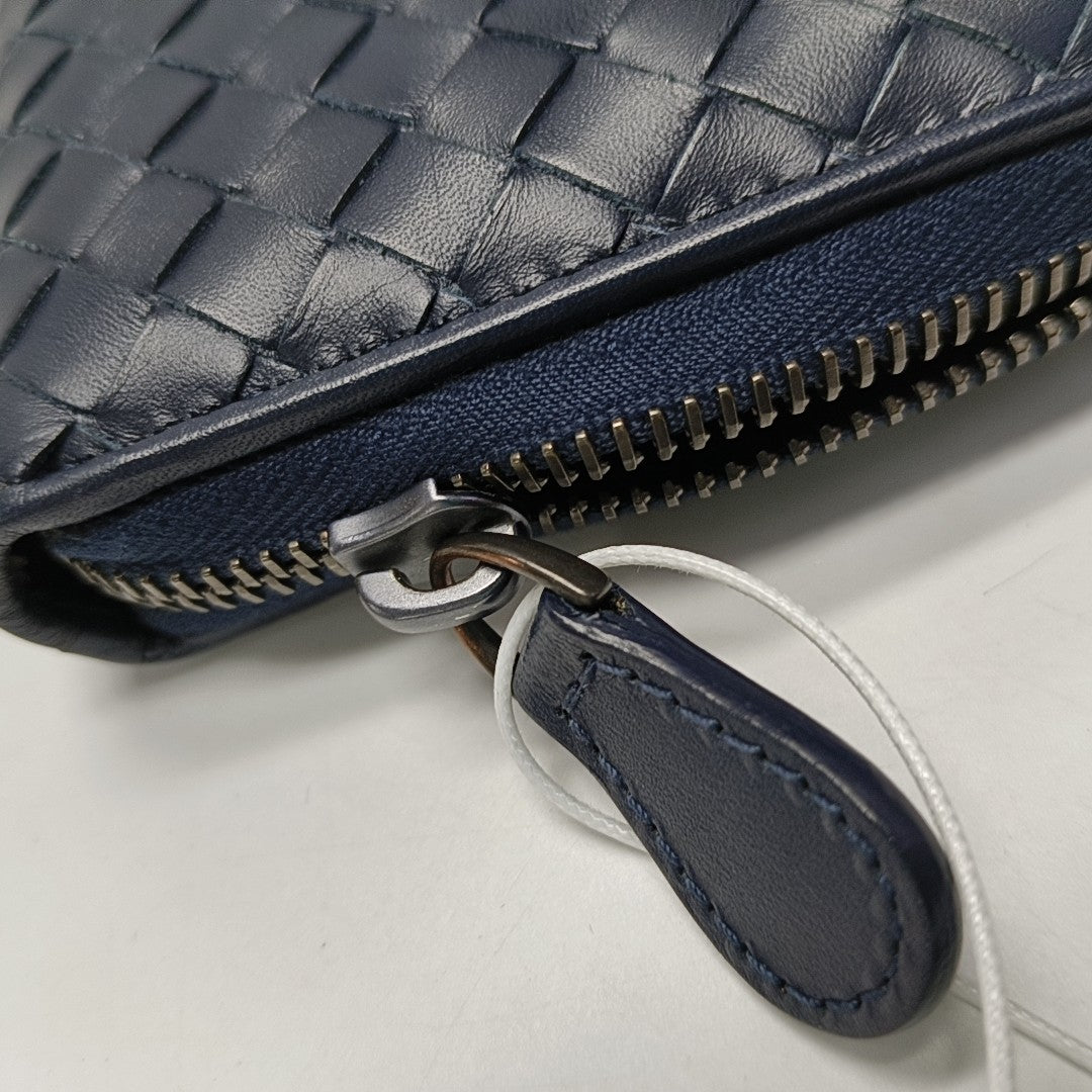 Calfskin Wallet Blue