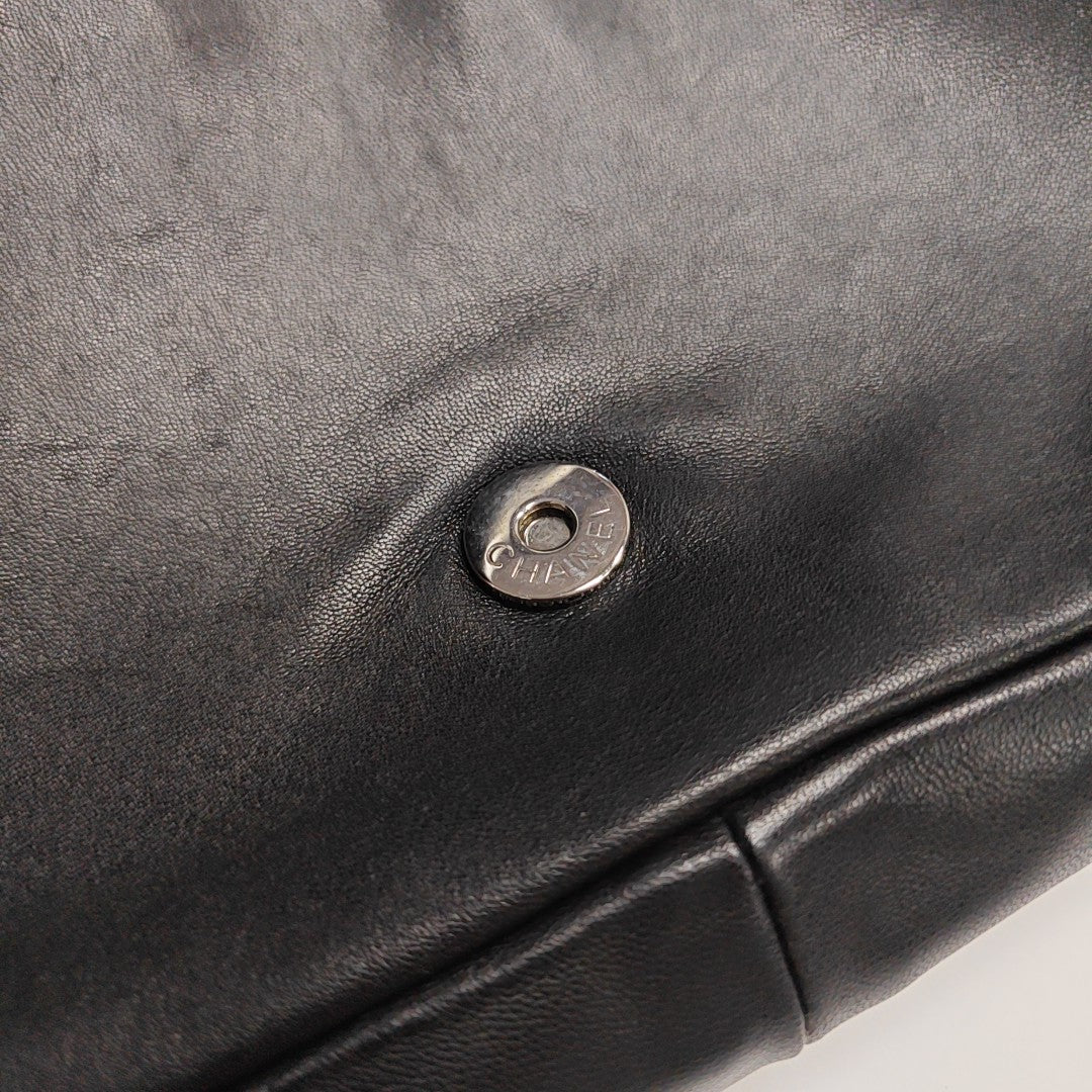 Lambskin Shoulder Bag Black
