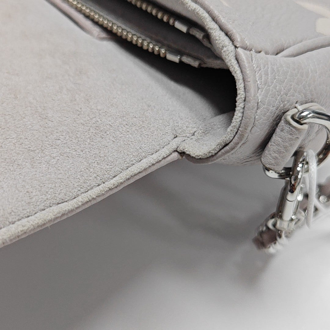 IVY Monogram Calfskin Gray