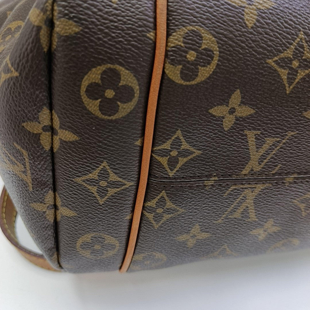 TOTALLY MM Monogram Coated Canvas Brown