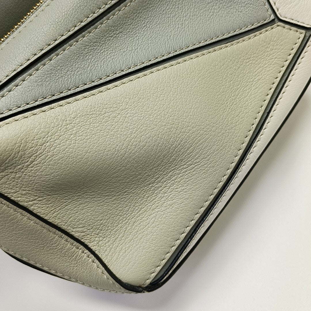 Puzzle Mini Calfskin Multicolor