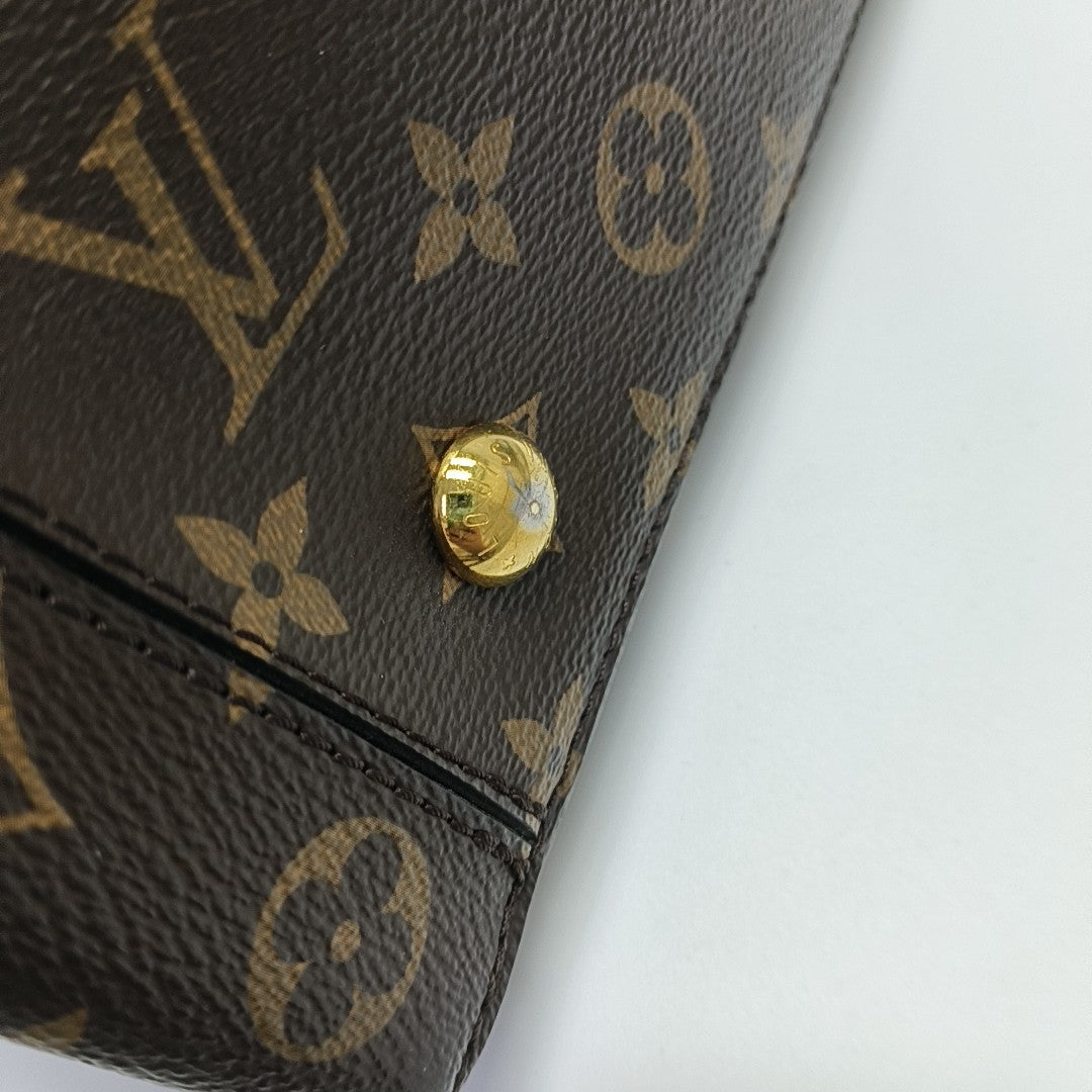 FLOWER Monogram Coated Canvas Brown