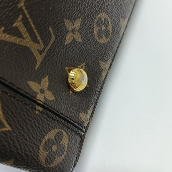 FLOWER Monogram Coated Canvas Brown