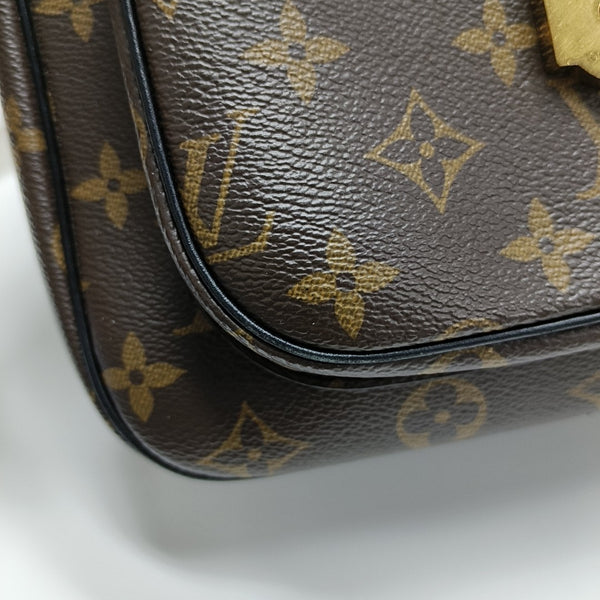 PASSY Monogram Coated Canvas Brown