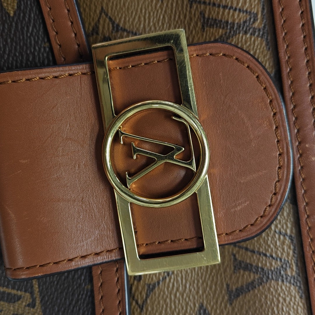 DAUPHINE Mini Coated Canvas Brown