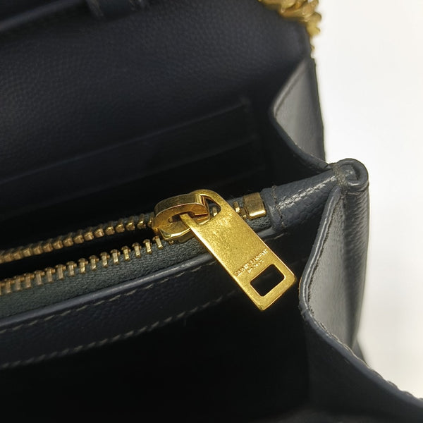MONOGRAM Medium Chevron Calfskin Gray