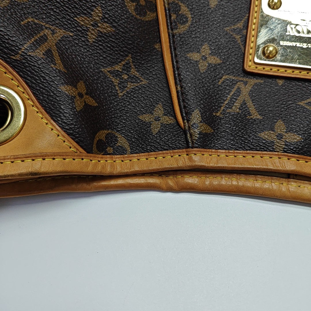 GALLIERA Monogram Coated Canvas Brown
