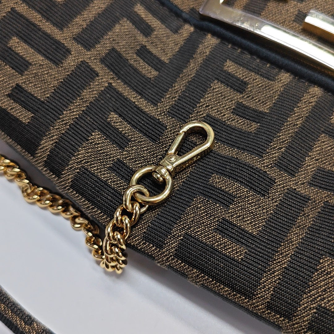 Baguette Mini Fabric Brown