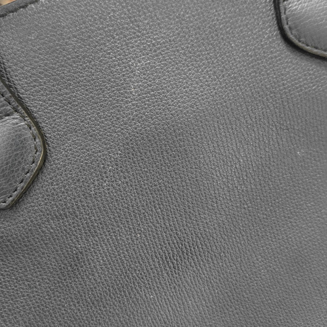The Banner Large Calfskin Blue