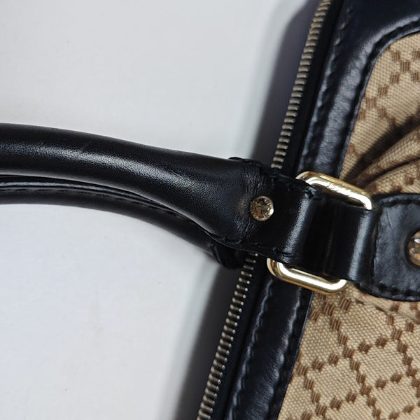 Sukey Monogram Canvas Beige