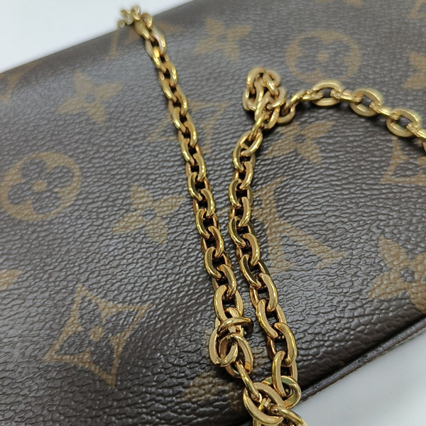 FÉLICIE Monogram Coated Canvas Brown