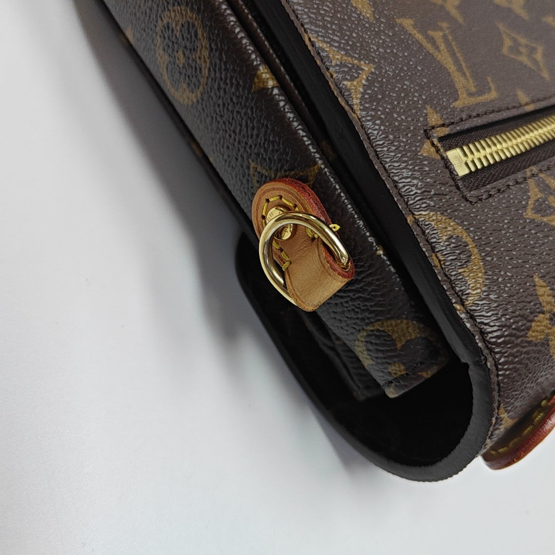 MÉTIS MM Monogram Coated Canvas Brown