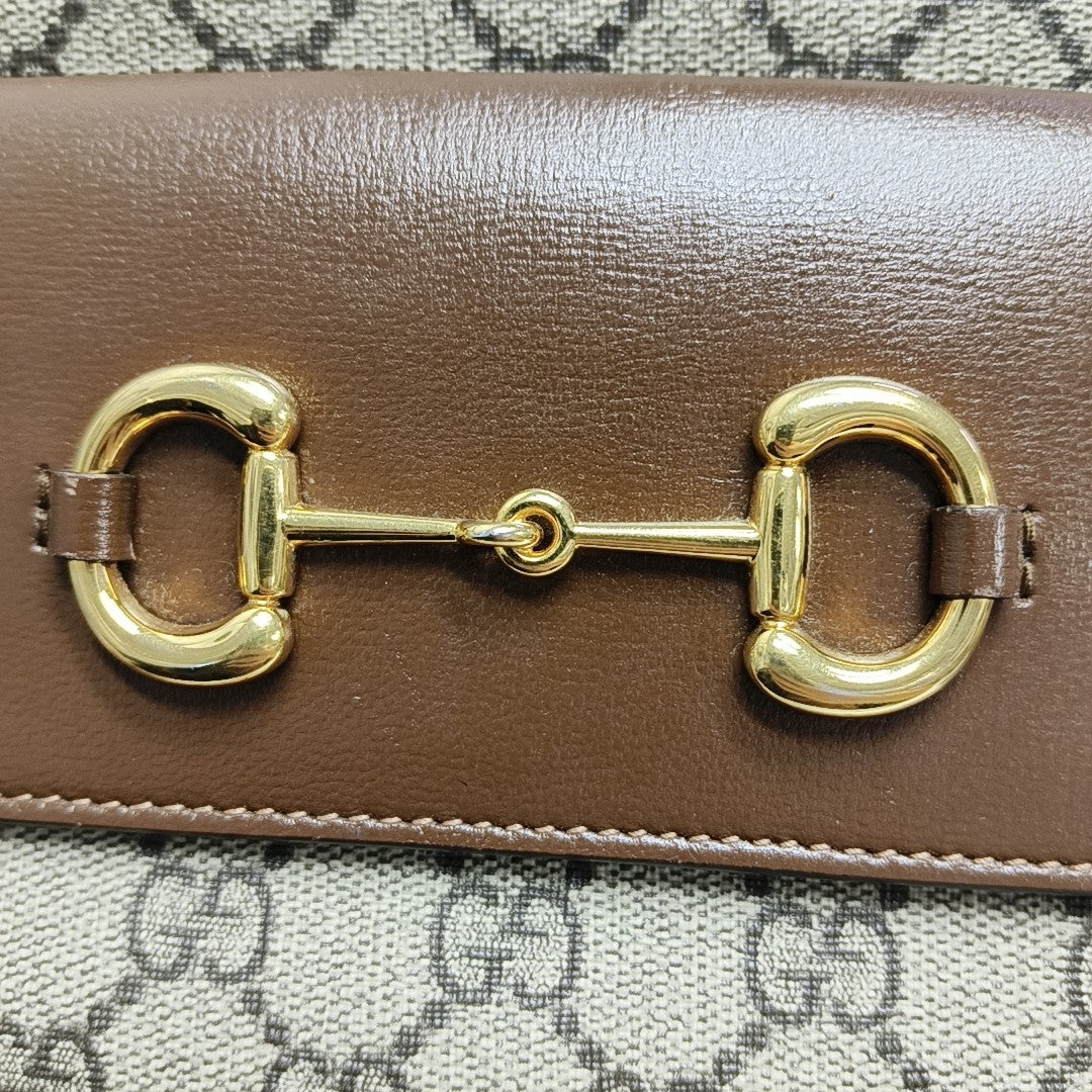 Horsebit 1955 Pequeño Lona Revestida Beige