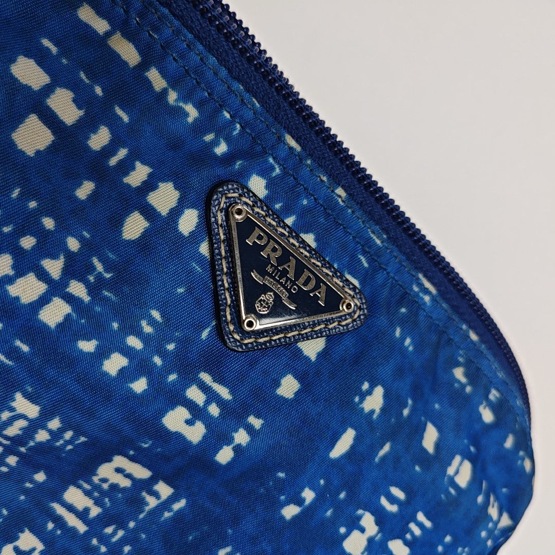 Nylon Clutch Blue