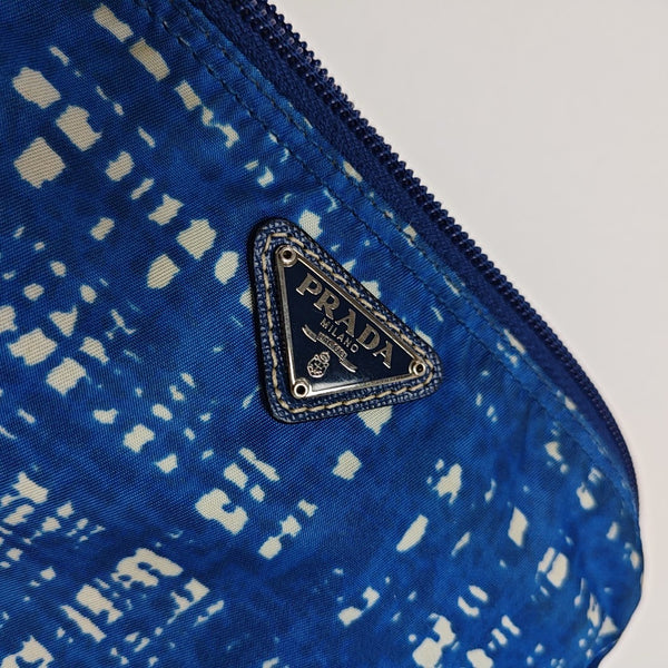 Nylon Clutch Blue