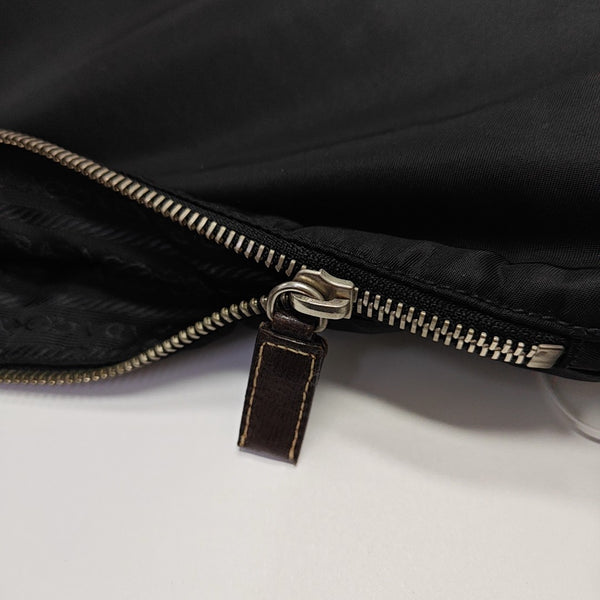 Nylon Shoulder Bag Black
