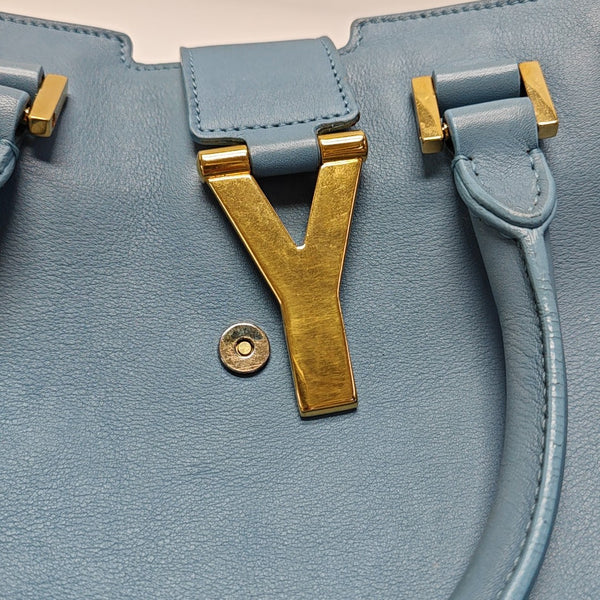 CHYC Y LIGNE Small Calfskin Blue