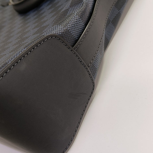 GREENWICH Damier Coated Canvas Blue
