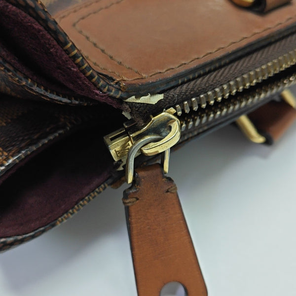 GREENWICH PM Damier Ebene Coated Canvas Brown