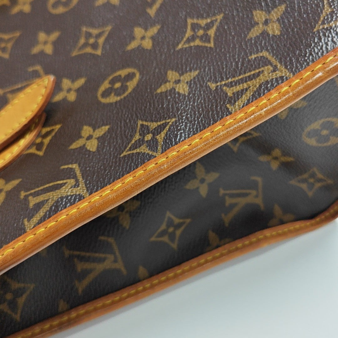 POPINCOURT Monogram Coated Canvas Brown