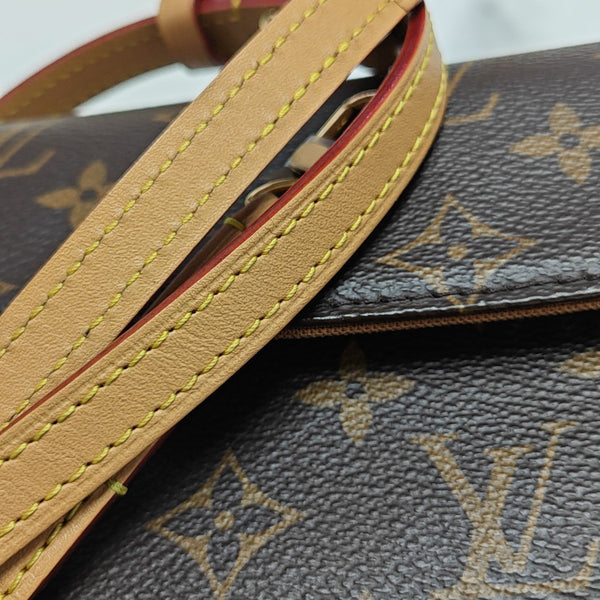IVY Monogram Coated Canvas Brown