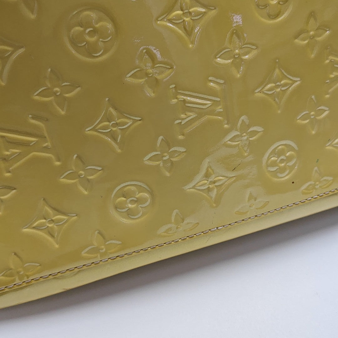 SHERWOOD Monogram Patent Leather Yellow
