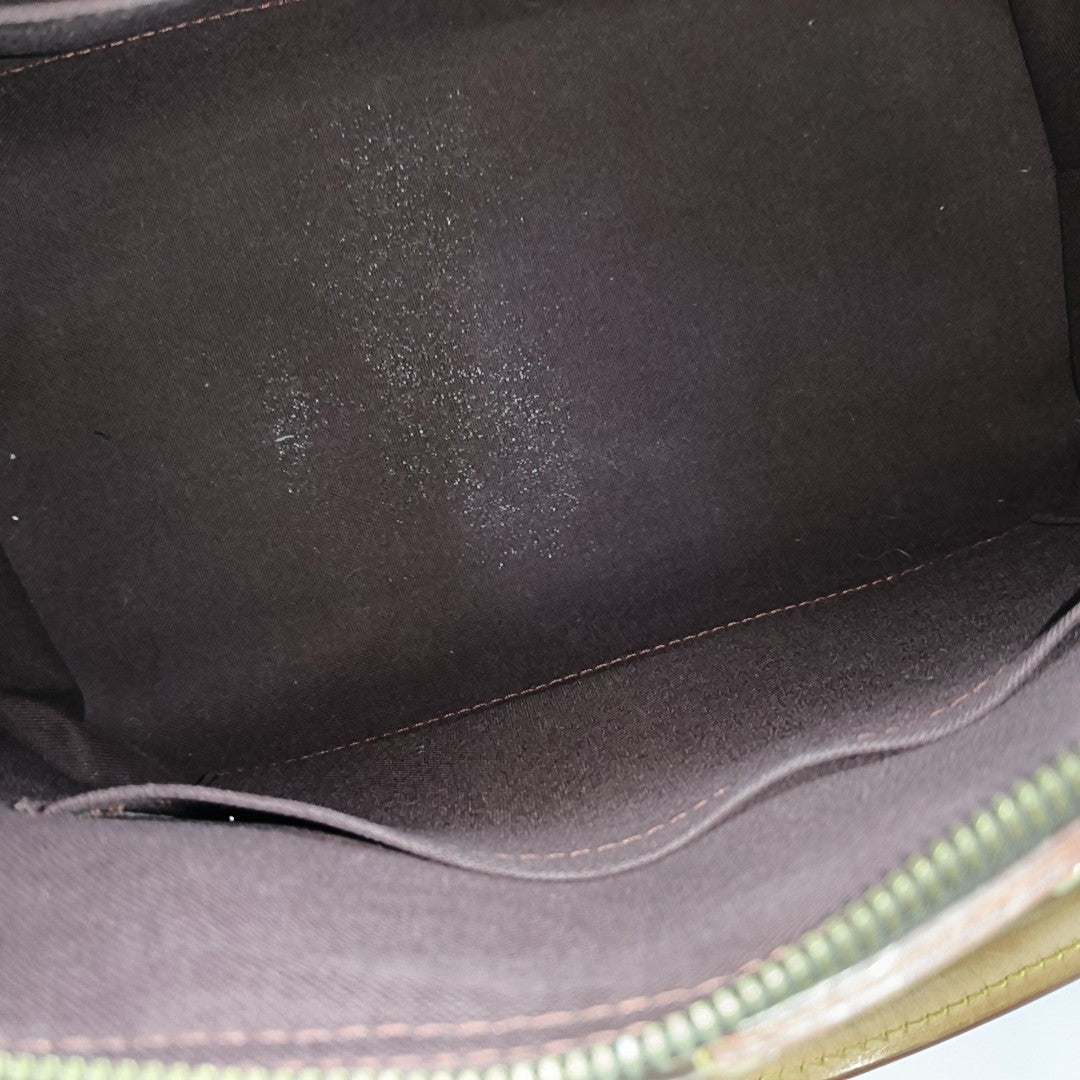 SEGUR Monogram Coated Canvas Brown