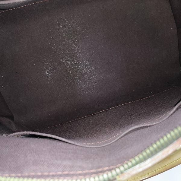 SEGUR Monogram Coated Canvas Brown
