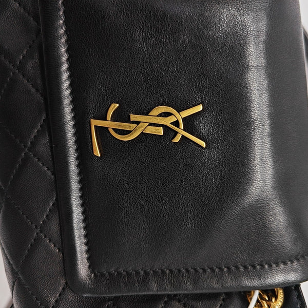 NOLITA Mini Quilted Lambskin Black