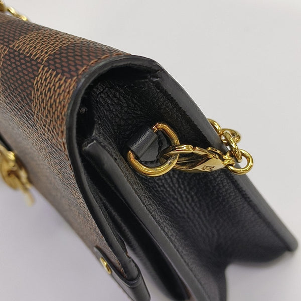 VAVIN Damier Ebene Coated Canvas Brown